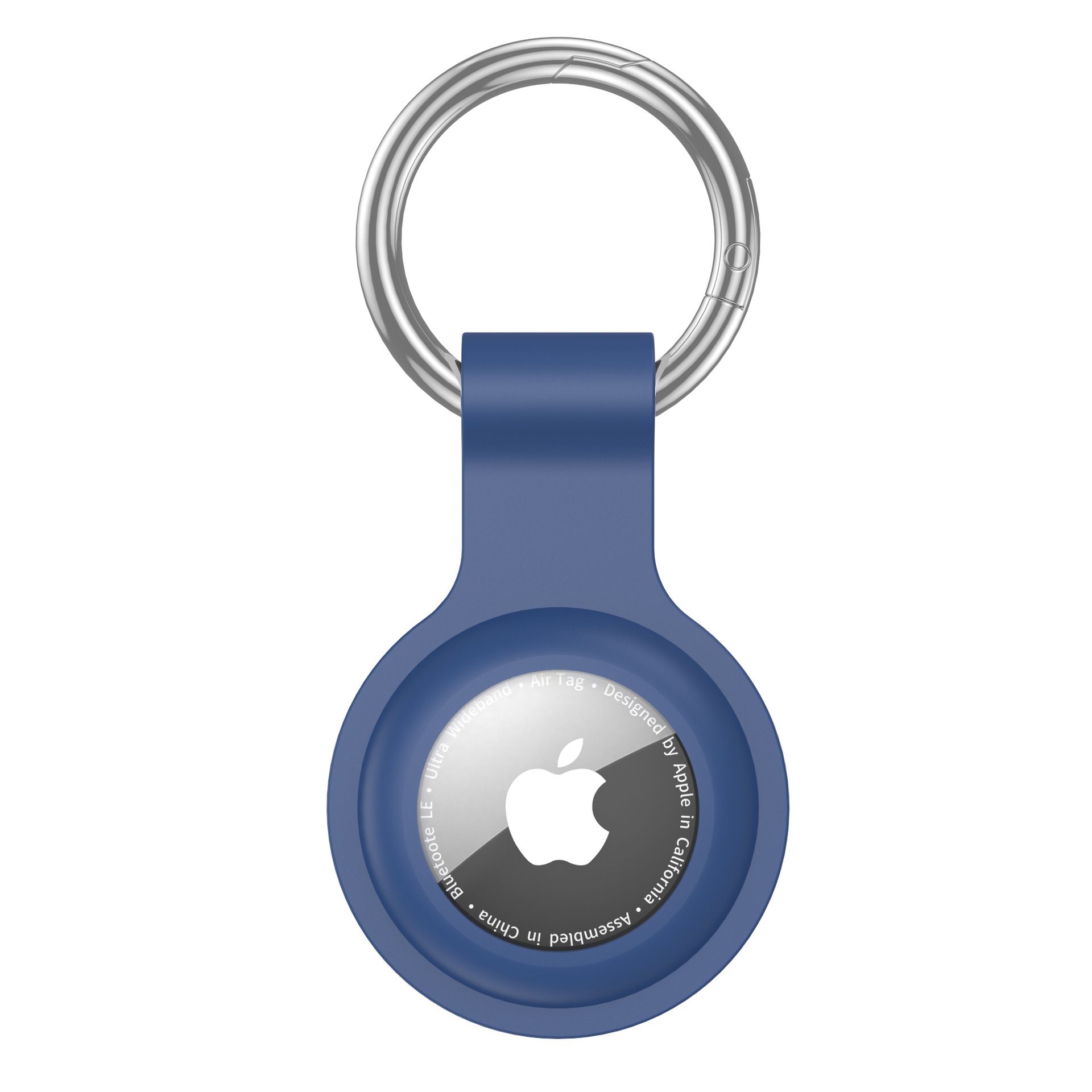 Suitable for Airtag Keychain Silicone, Airtag Holder with Keychain, Car Dog Collar, Car, Compatible with Apple Airtag Protective Case Waterproof Tracker