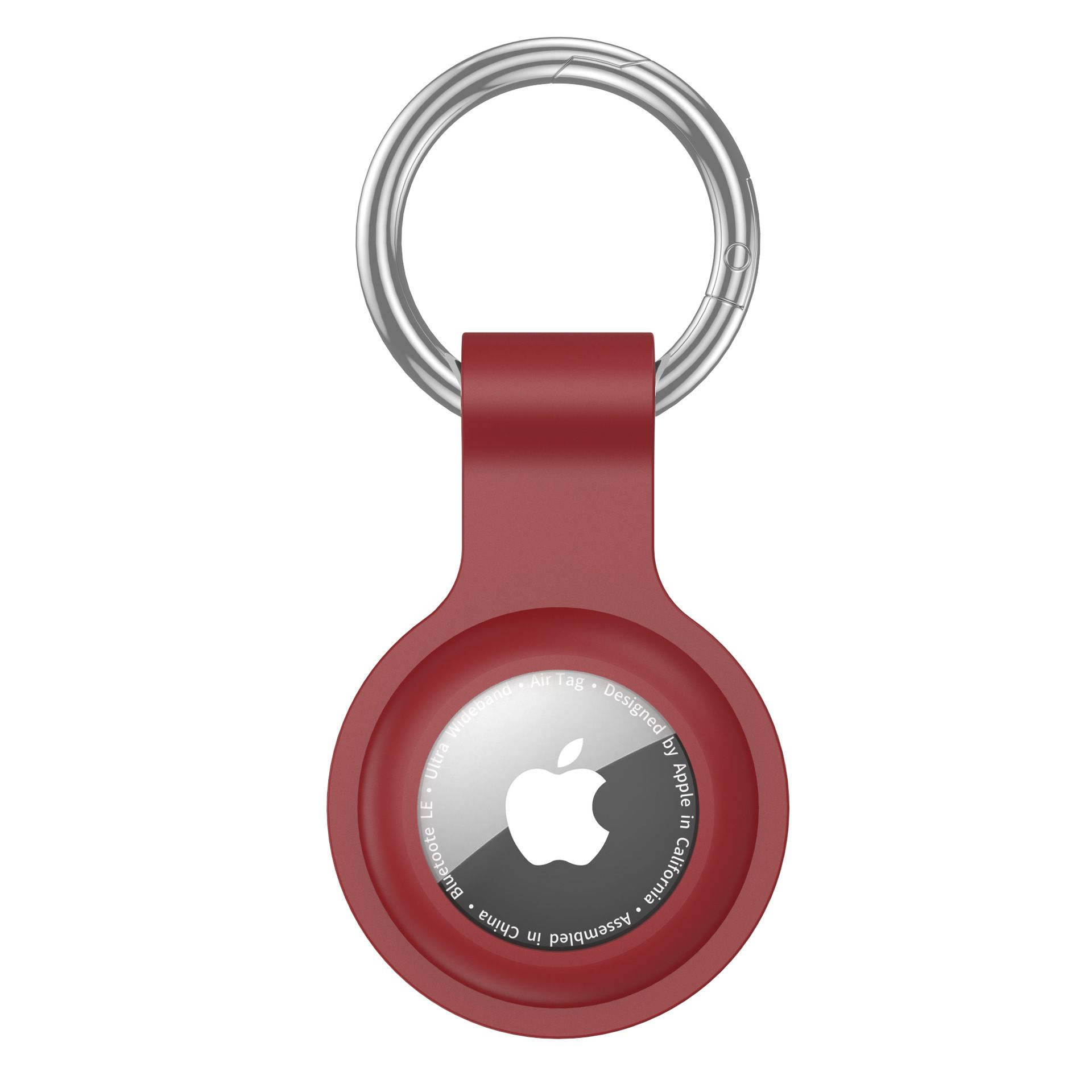 Suitable for Airtag Keychain Silicone, Airtag Holder with Keychain, Car Dog Collar, Car, Compatible with Apple Airtag Protective Case Waterproof Tracker
