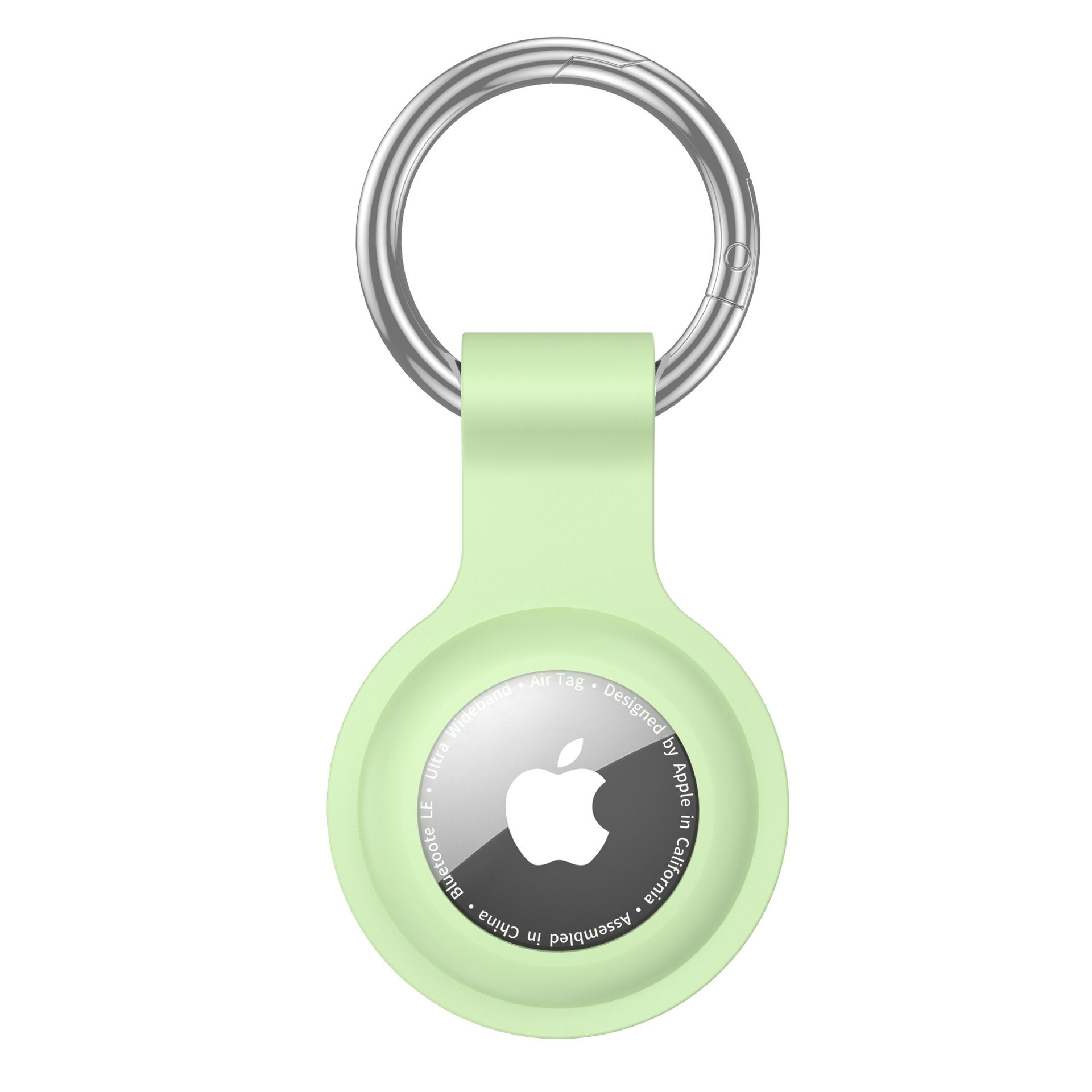 Suitable for Airtag Keychain Silicone, Airtag Holder with Keychain, Car Dog Collar, Car, Compatible with Apple Airtag Protective Case Waterproof Tracker