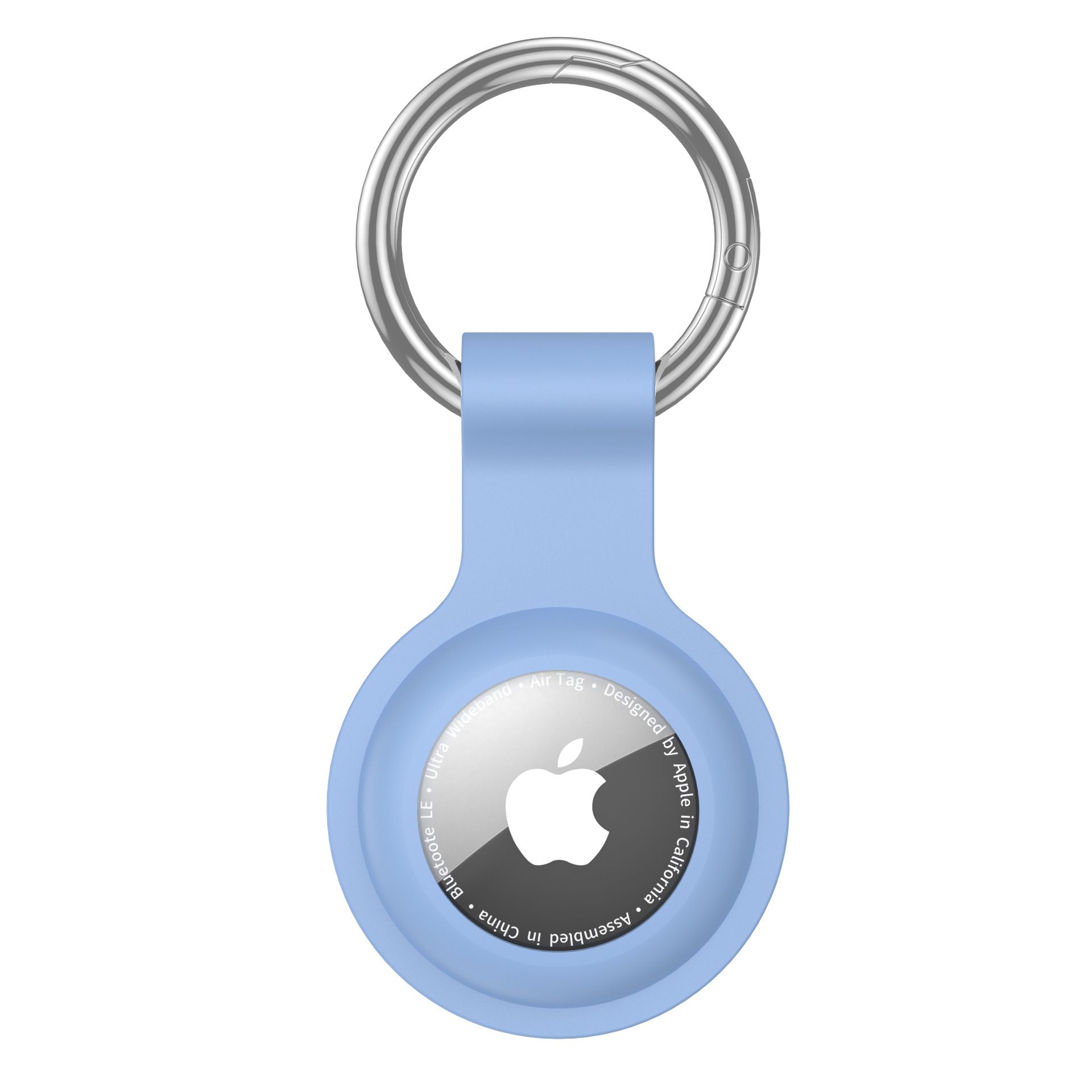 Suitable for Airtag Keychain Silicone, Airtag Holder with Keychain, Car Dog Collar, Car, Compatible with Apple Airtag Protective Case Waterproof Tracker