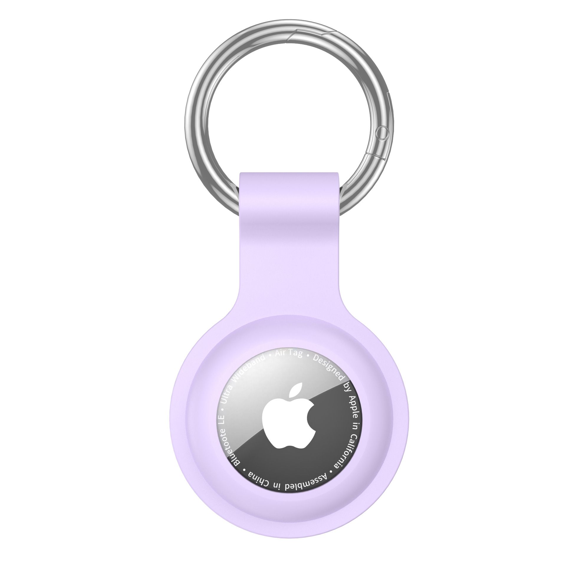 Suitable for Airtag Keychain Silicone, Airtag Holder with Keychain, Car Dog Collar, Car, Compatible with Apple Airtag Protective Case Waterproof Tracker