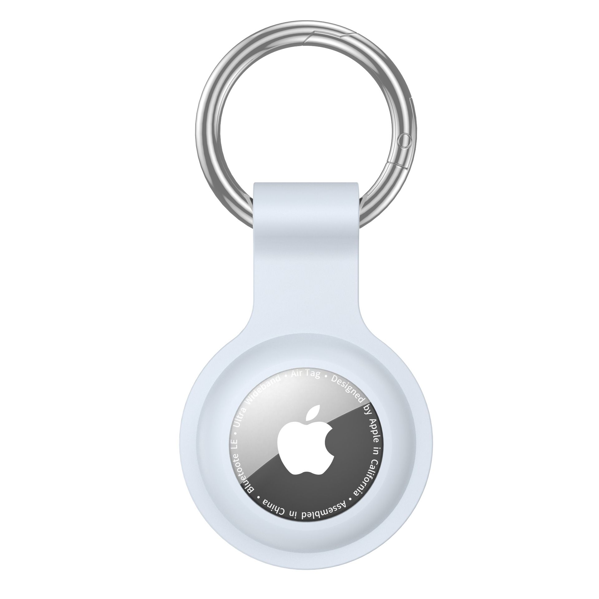 Suitable for Airtag Keychain Silicone, Airtag Holder with Keychain, Car Dog Collar, Car, Compatible with Apple Airtag Protective Case Waterproof Tracker