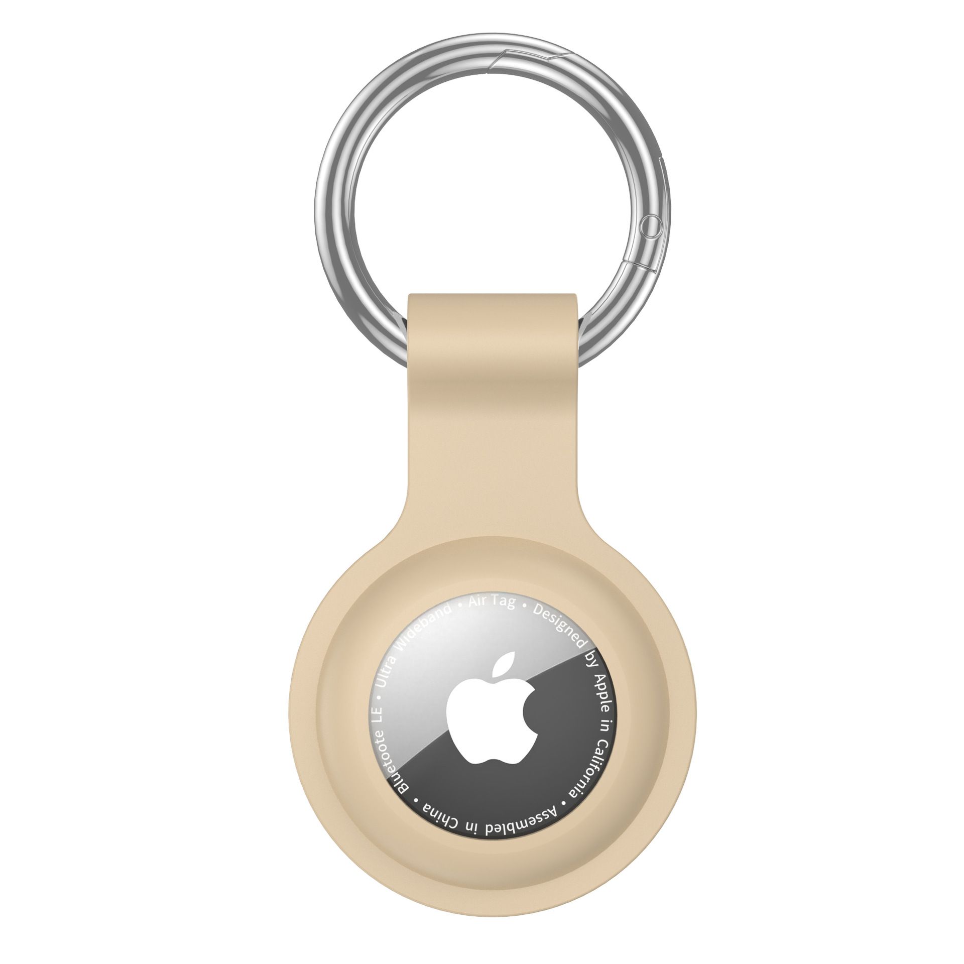 Suitable for Airtag Keychain Silicone, Airtag Holder with Keychain, Car Dog Collar, Car, Compatible with Apple Airtag Protective Case Waterproof Tracker