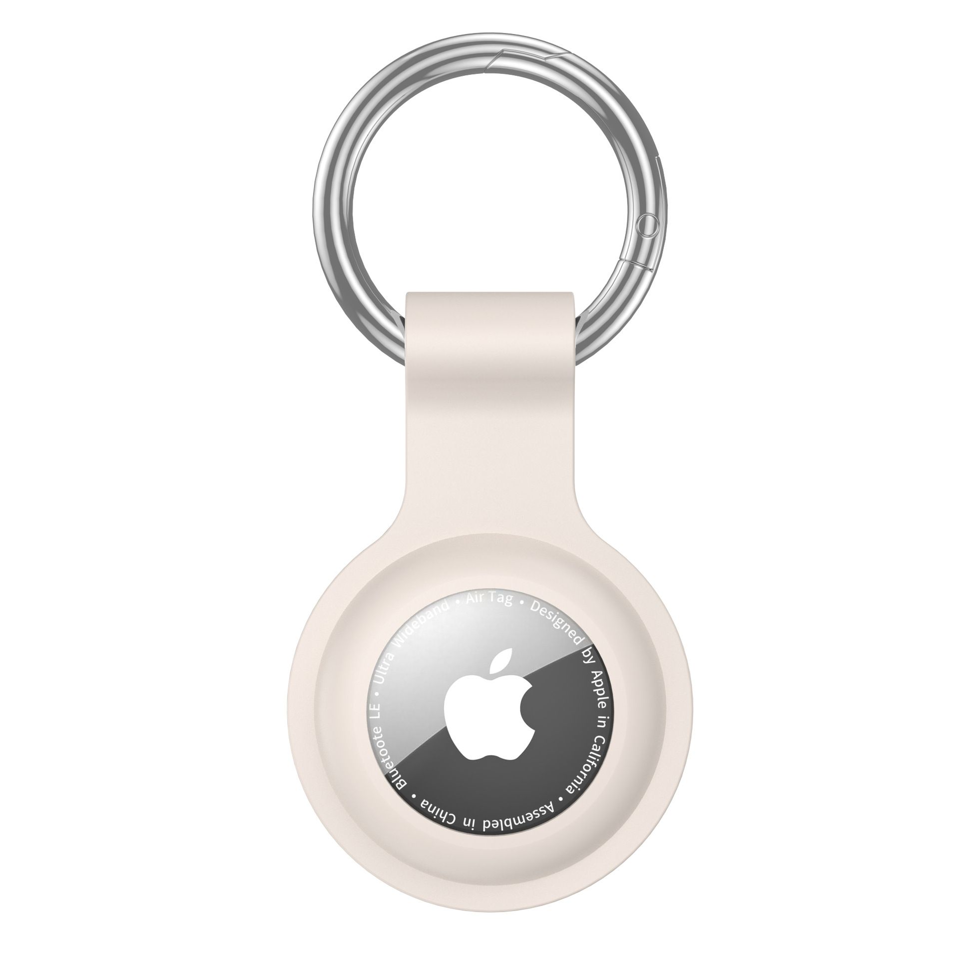 Suitable for Airtag Keychain Silicone, Airtag Holder with Keychain, Car Dog Collar, Car, Compatible with Apple Airtag Protective Case Waterproof Tracker