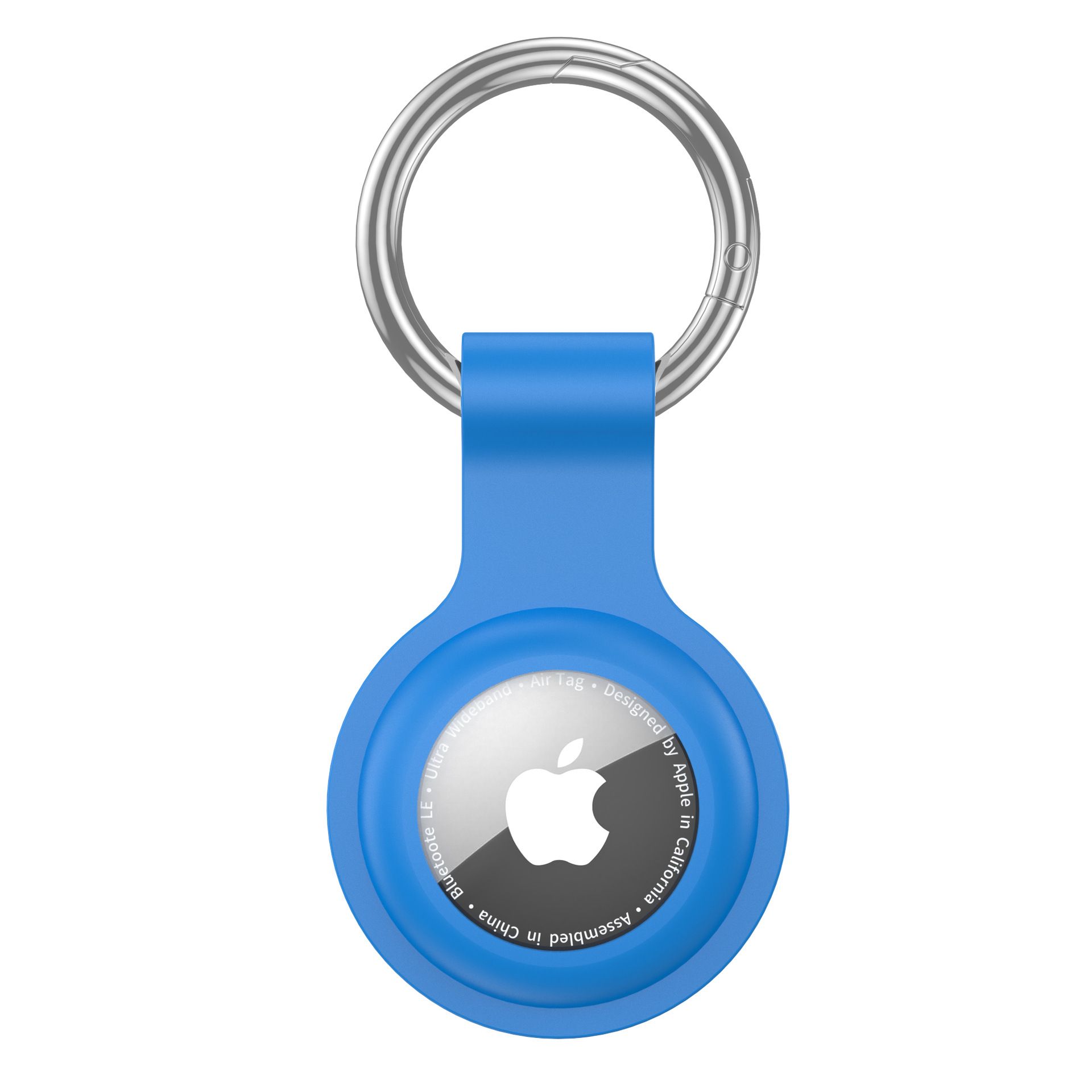 Suitable for Airtag Keychain Silicone, Airtag Holder with Keychain, Car Dog Collar, Car, Compatible with Apple Airtag Protective Case Waterproof Tracker