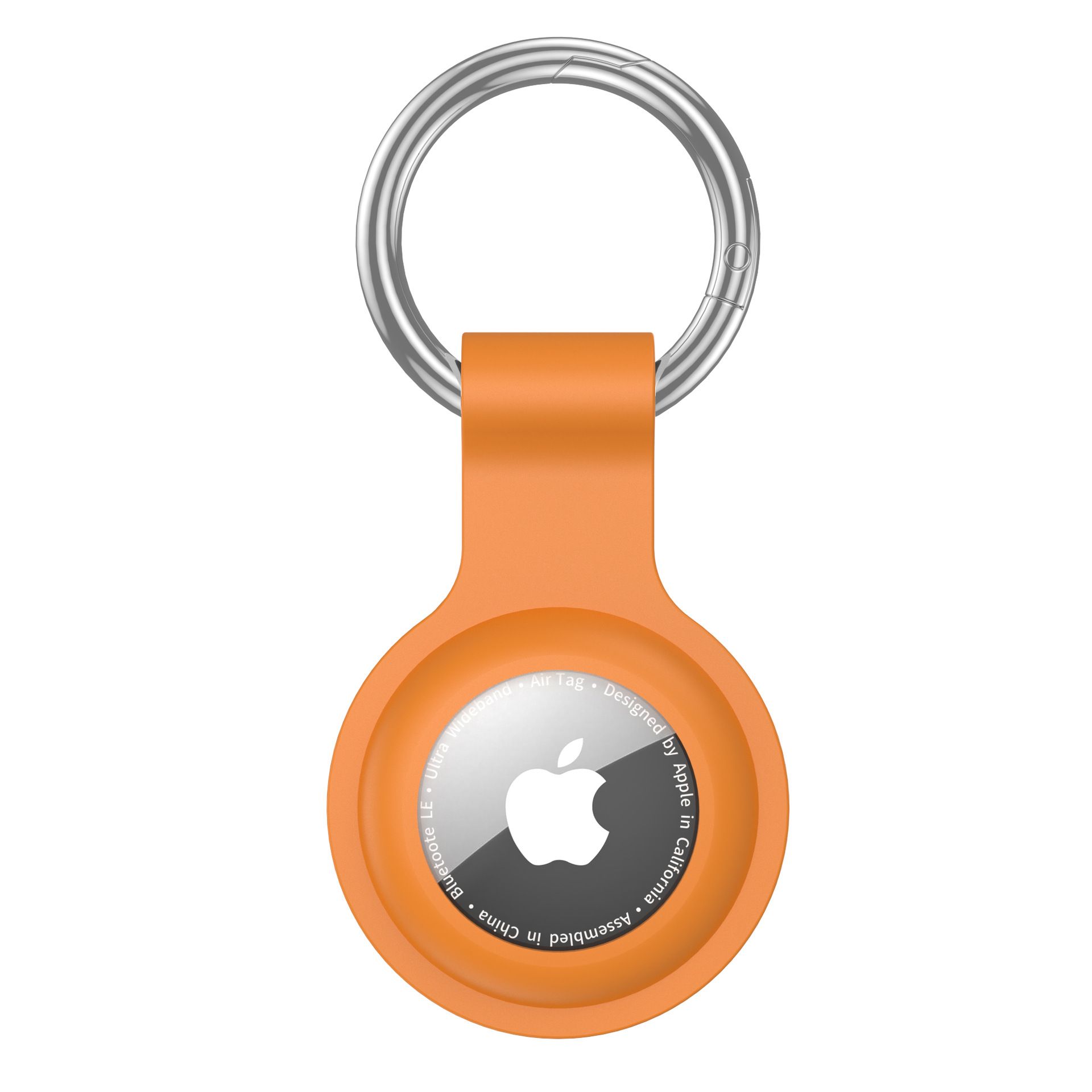 Suitable for Airtag Keychain Silicone, Airtag Holder with Keychain, Car Dog Collar, Car, Compatible with Apple Airtag Protective Case Waterproof Tracker