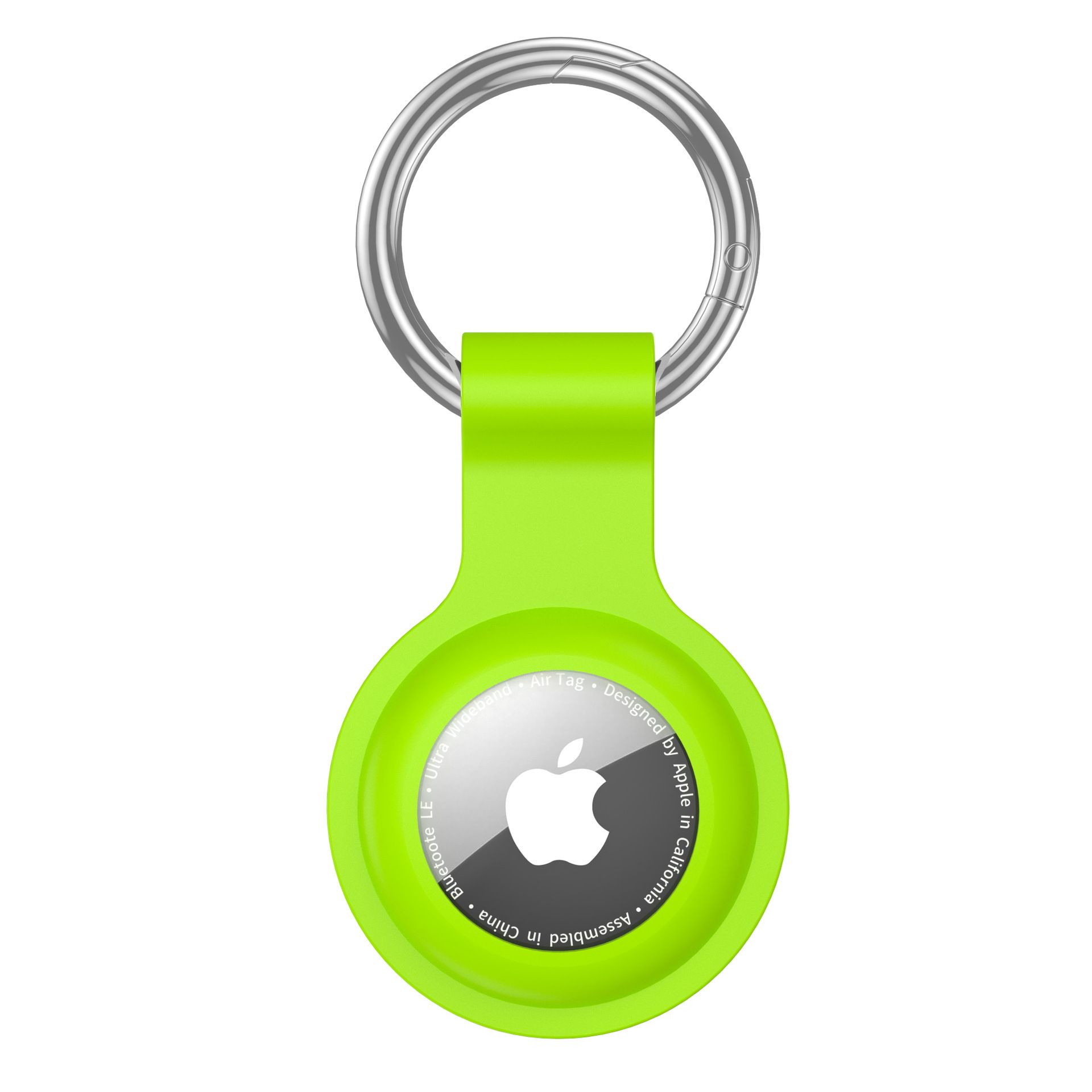 Suitable for Airtag Keychain Silicone, Airtag Holder with Keychain, Car Dog Collar, Car, Compatible with Apple Airtag Protective Case Waterproof Tracker