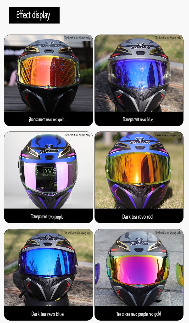 Suitable for K1 k3SV K5 K5S Motorcycle Helmet Lens Accessories Electroplated Safety Lenses