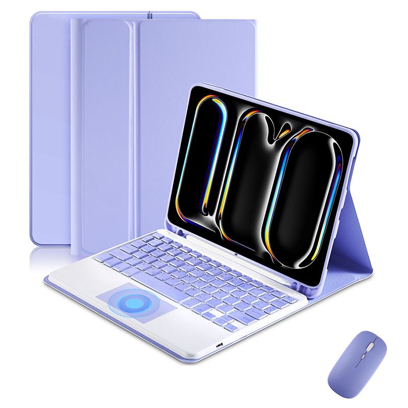 Keyboard + Tablet Case for Samsung Galaxy Tab S9 Ultra 14.6" inch/  S8 Ultra 14.6" inch Magnetic Bluetooth Keyboard Leather Flip Cover With Touchpad Bluetooth Keyboard Flip Cover Leather Case