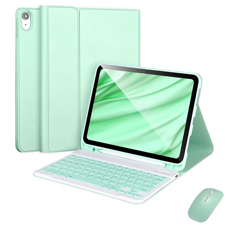 Keyboard + Tablet Case for Apple iPad 10.9" 2022/ Apple iPad 10th Generation 10.9" inch Magnetic Bluetooth Keyboard Leather Flip Cover
