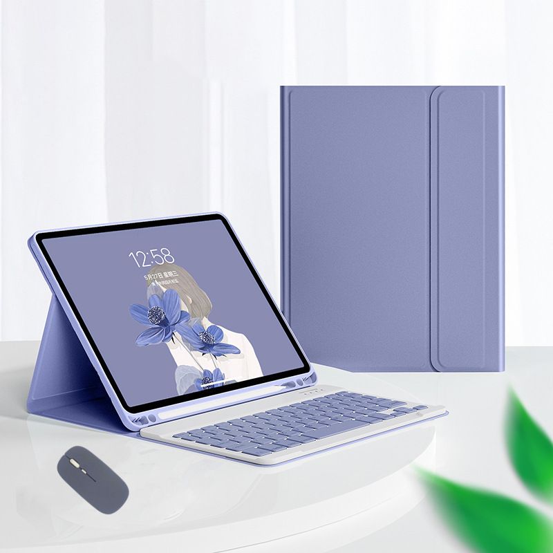 Keyboard + Tablet Case for Apple iPad 10.9" 2022/ Apple iPad 10th Generation 10.9" inch Magnetic Bluetooth Keyboard Leather Flip Cover