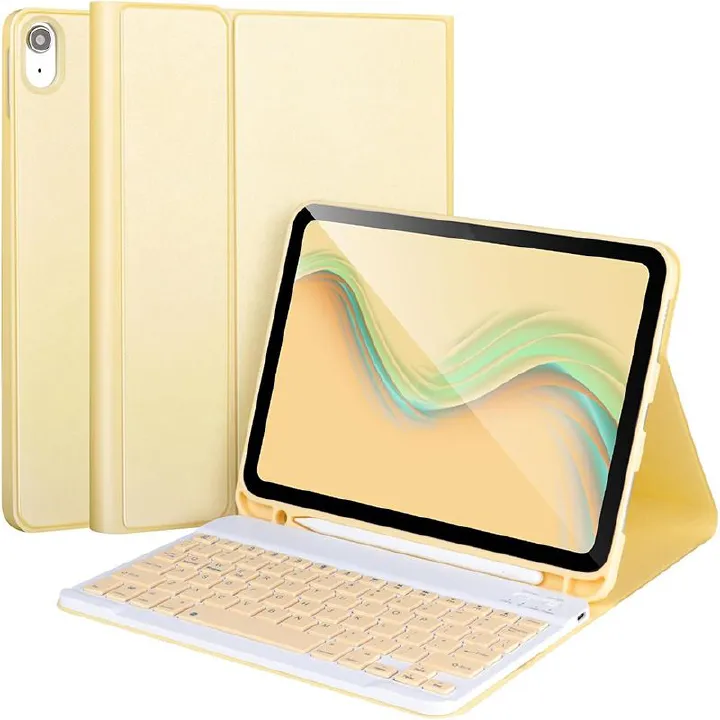 Keyboard + Tablet Case for Apple iPad A16 11th Gen 11 inch/Apple iPad 2025 11 inch (11th generation) Magnetic Bluetooth Keyboard Leather Flip Cover