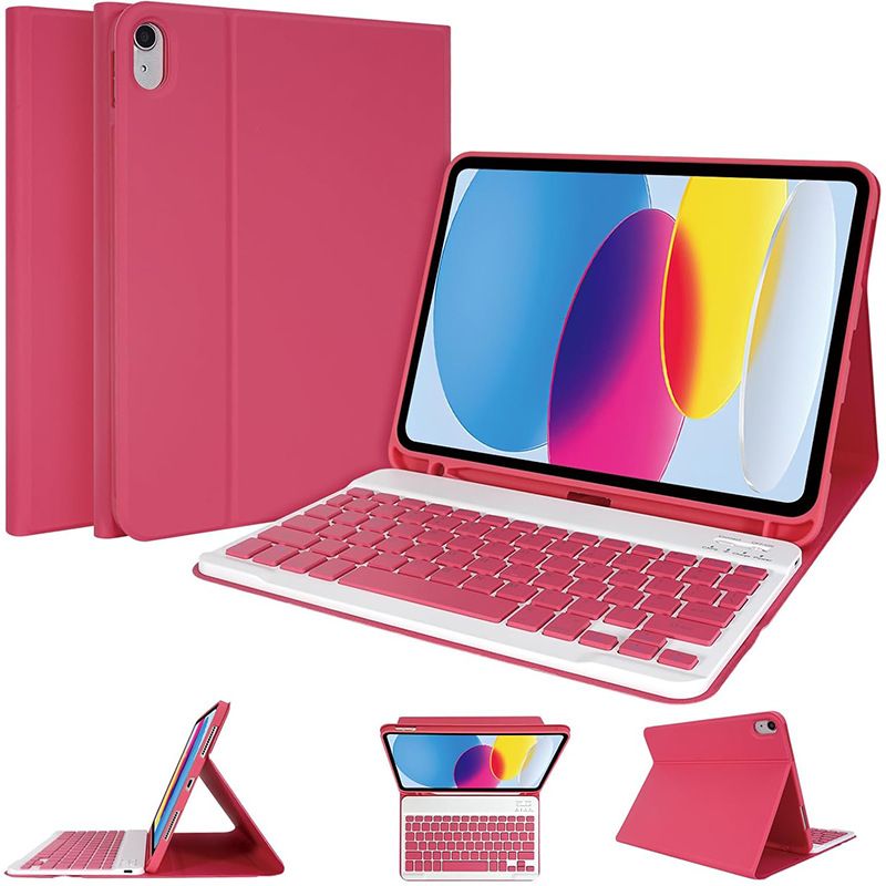 Keyboard + Tablet Case for Apple iPad A16 11th Gen 11 inch/Apple iPad 2025 11 inch (11th generation) Magnetic Bluetooth Keyboard Leather Flip Cover