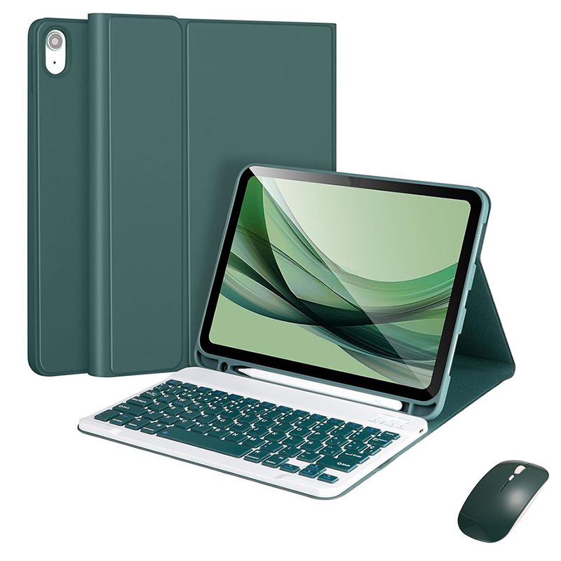 Keyboard + Tablet Case for Apple iPad A16 11th Gen 11 inch/Apple iPad 2025 11 inch (11th generation) Magnetic Bluetooth Keyboard Leather Flip Cover