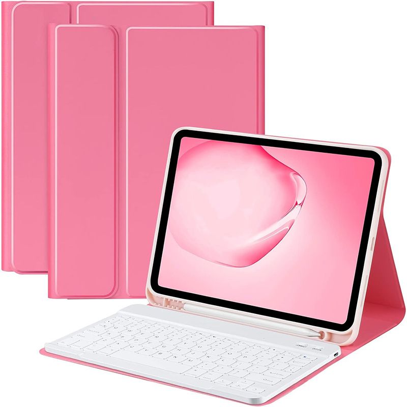 Keyboard + Tablet Case for Apple iPad Air 1 9.7 inch / Apple iPad Air 2 9.7 inch Magnetic Bluetooth Keyboard Leather Flip Cover