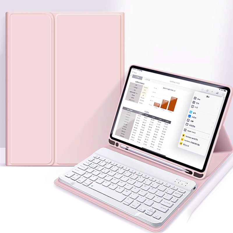 Keyboard + Tablet Case for Apple iPad Air 11 inch (M2) 2024 Magnetic Bluetooth Keyboard Leather Flip Cover