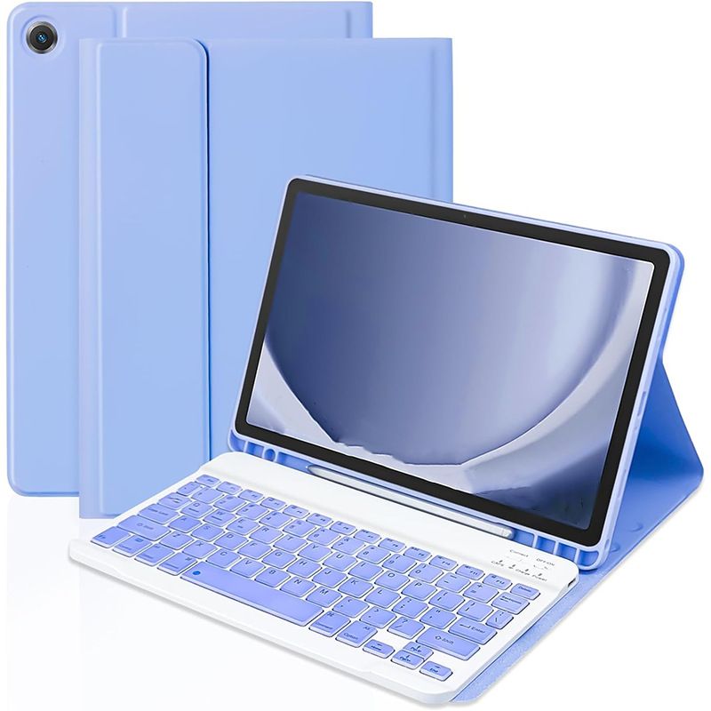 Keyboard + Tablet Case for Samsung Galaxy Tab A7 10.4 inch/ (T500/T505) Magnetic Bluetooth Keyboard Leather Flip Cover