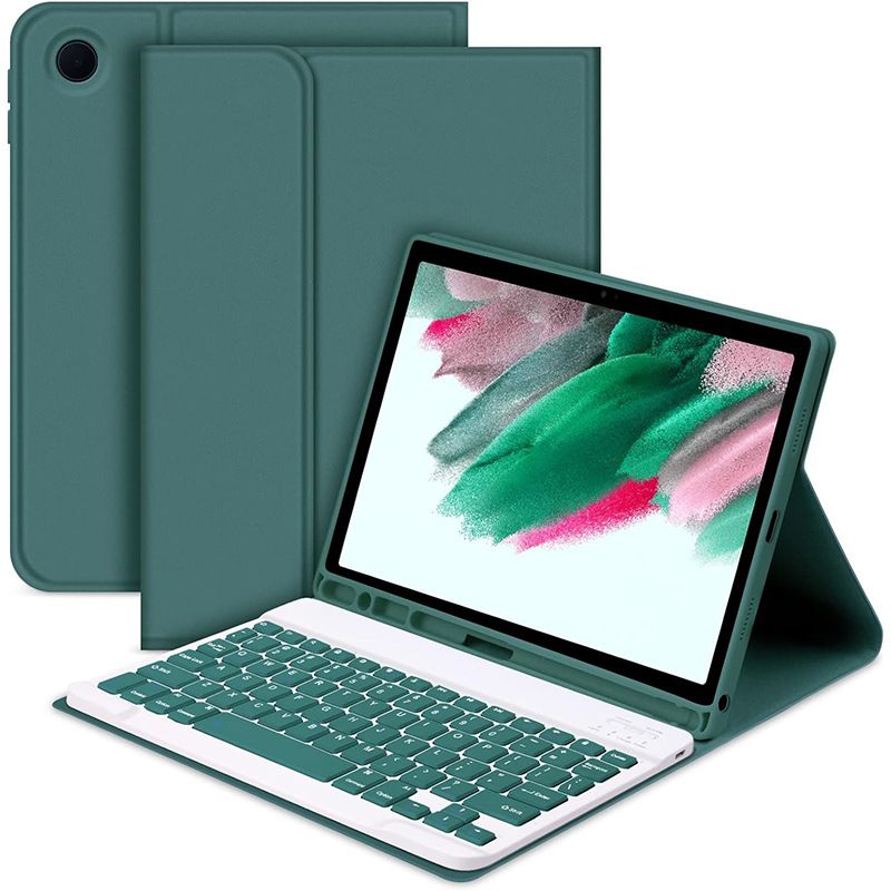 Keyboard + Tablet Case for Samsung Galaxy Tab A7 10.4 inch/ (T500/T505) Magnetic Bluetooth Keyboard Leather Flip Cover