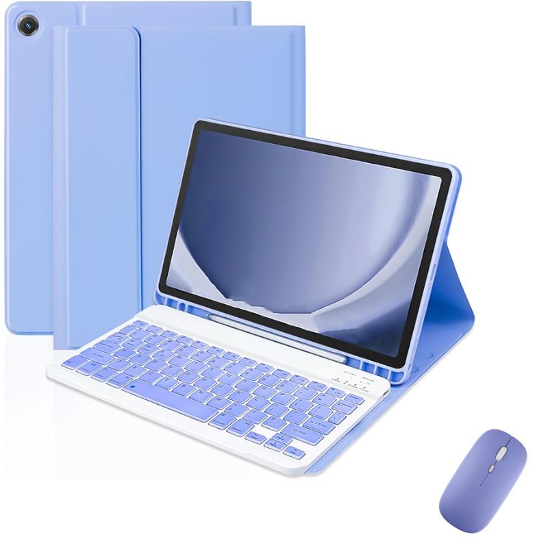 Keyboard + Tablet Case for Samsung Galaxy Tab A7 10.4 inch/ (T500/T505) Magnetic Bluetooth Keyboard Leather Flip Cover