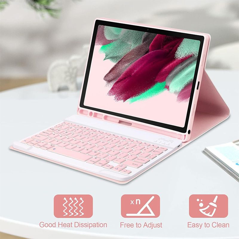 Keyboard + Tablet Case for Samsung Galaxy Tab A7 10.4 inch/ (T500/T505) Magnetic Bluetooth Keyboard Leather Flip Cover