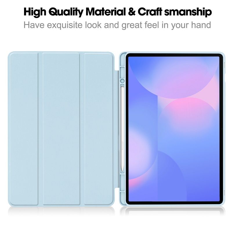 Leather Flip Cover Tablet Case for Samsung Galaxy Tab S10 FE+ 13.1 inch/ for Samsung Galaxy Tab S10 FE Plus 13.1 inch Flip Cover Leather Case