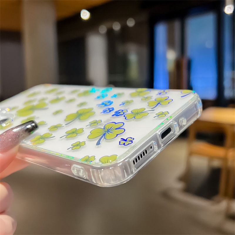 Luxury Fashion Colorful Flowers Transparent Phone Case for Samsung A56 A36 A26 A16 A06 A55 A35 A25 A15 A54 A34 A24 A14 Ultra High Quality Back Cover