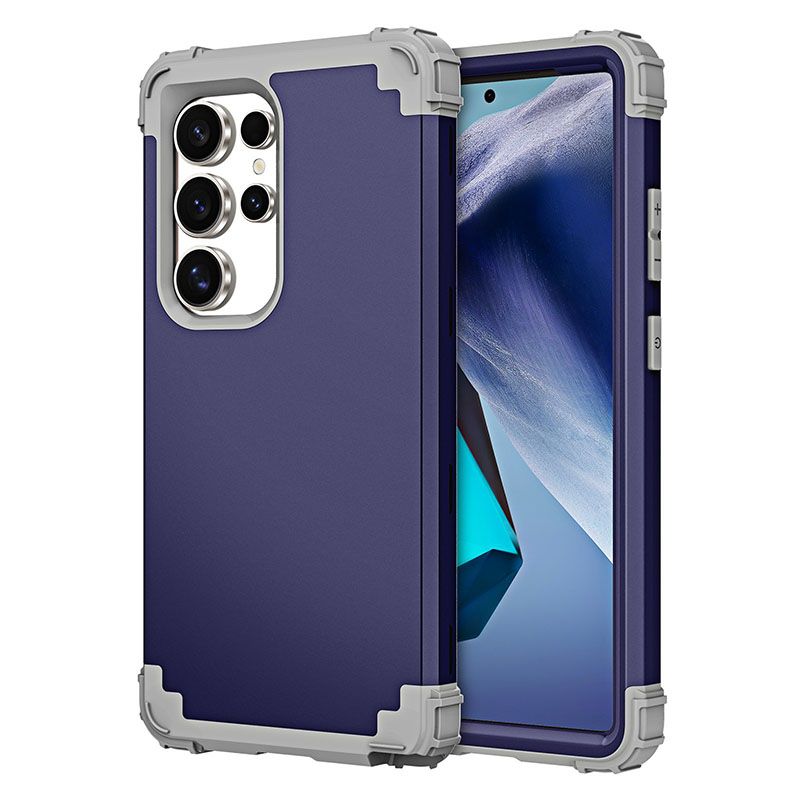 Phone Case For Samsung Galaxy S25 S24 FE S23 Plus S22 S21 Plus S20 Ultra Note 20 Ultra 10 Plus 9 8 S10e S10 Plus S9 S8 Plus 3 in 1 Hybrid Hard PC Silicone Heavy Duty Rugged Bumper