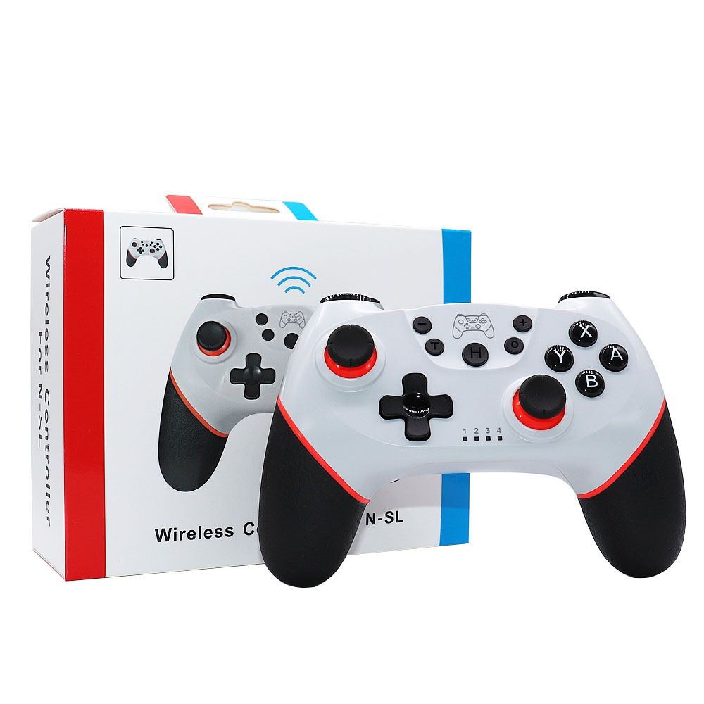 Wireless Controller Compatible for Nintendo Switch Adjustable Turbo with 6-Axis Vibration Gamepad for PC/NS Lite Console