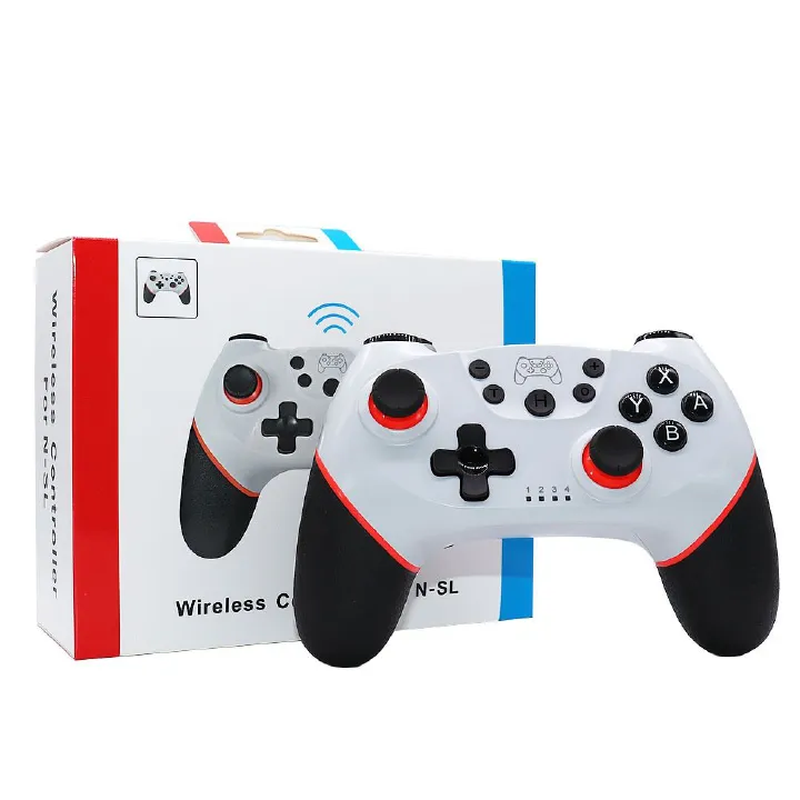 Wireless Controller Compatible for Nintendo Switch Adjustable Turbo with 6-Axis Vibration Gamepad for PC/NS Lite Console