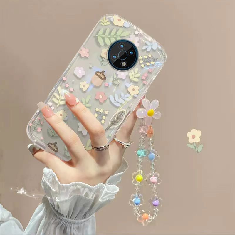 Phone Case for Nokia G50 Fashion Flowers Soft Case Fall Prevention Protective Cover for Nokia G50
﻿