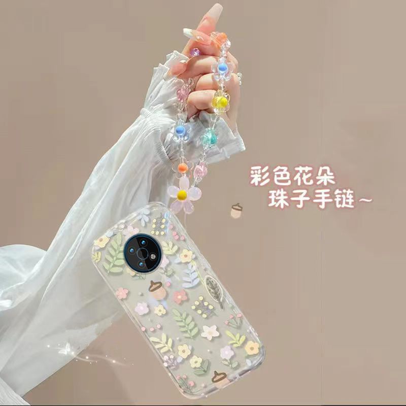 Phone Case for Nokia G50 Fashion Flowers Soft Case Fall Prevention Protective Cover for Nokia G50
﻿