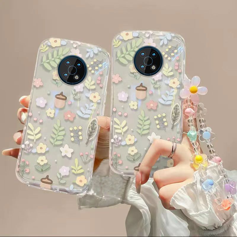 Phone Case for Nokia G50 Fashion Flowers Soft Case Fall Prevention Protective Cover for Nokia G50
﻿