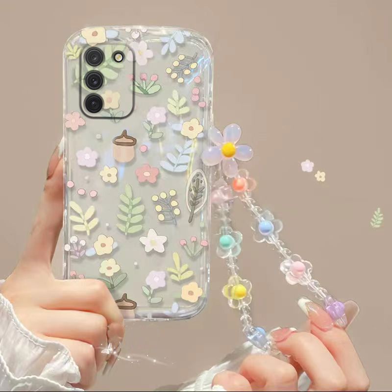 Phone Case for Samsung Galaxy S10 Lite Fashion Flowers Soft Case Fall Prevention Protective Cover for Samsung Galaxy S10 Lite