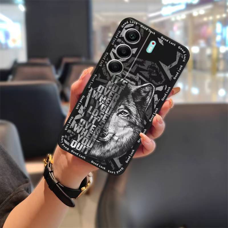 Phone Case for Tecno Camon 40 Pro 4G Silicone Cover Shockproof Bumper Cute Young Fashion Protective Case
