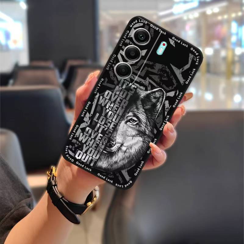 Phone Case for Tecno Camon 40 Pro 4G Silicone Cover Shockproof Bumper Cute Young Fashion Protective Case