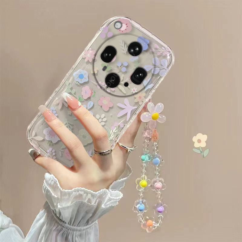 Phone Case for OPPO Find X8 Ultra Fashion Flowers Soft Case Fall Prevention Protective Cover for OPPO Find X8 Ultra