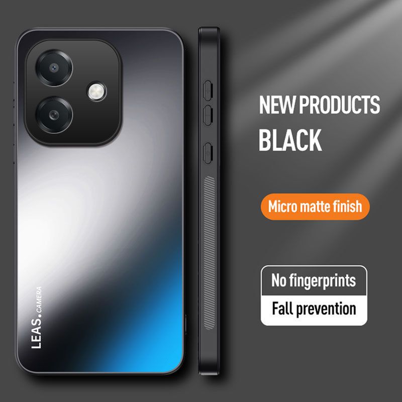 Matte Skin-feeling AG Lens Protection Hard Back Cover Case for OPPO A3 A3X A40 Soft TPU Phone Shell Bumper
