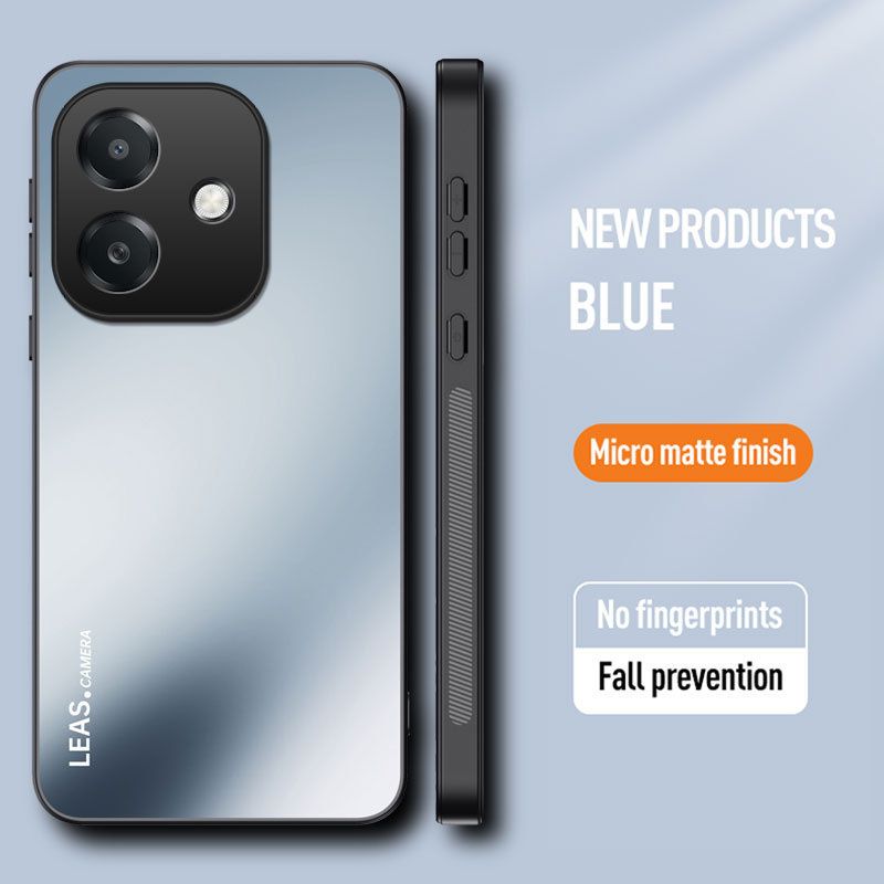 Matte Skin-feeling AG Lens Protection Hard Back Cover Case for OPPO A3 A3X A40 Soft TPU Phone Shell Bumper