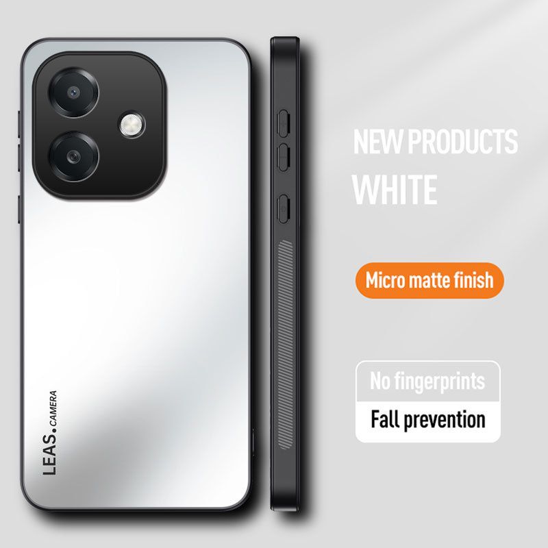 Matte Skin-feeling AG Lens Protection Hard Back Cover Case for OPPO A3 A3X A40 Soft TPU Phone Shell Bumper