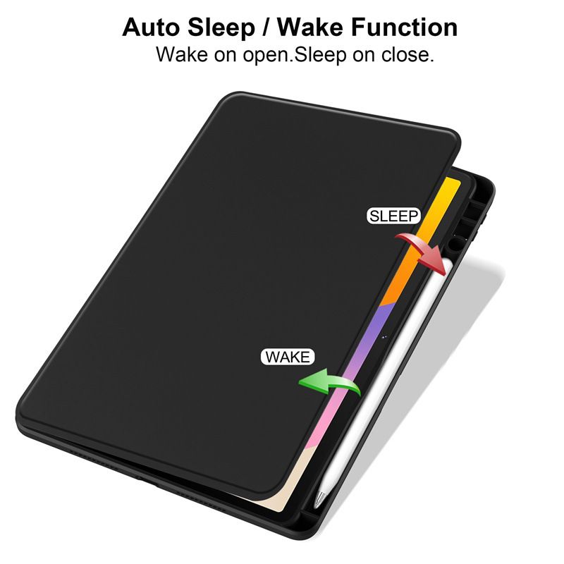 Protective Case for Huawei Matepad SE11 2024 with Pen Holder 360 Degree Swivel Protective Stand Smart Tablet Ultra Slim Hard Case Folio Cover Transparent Back