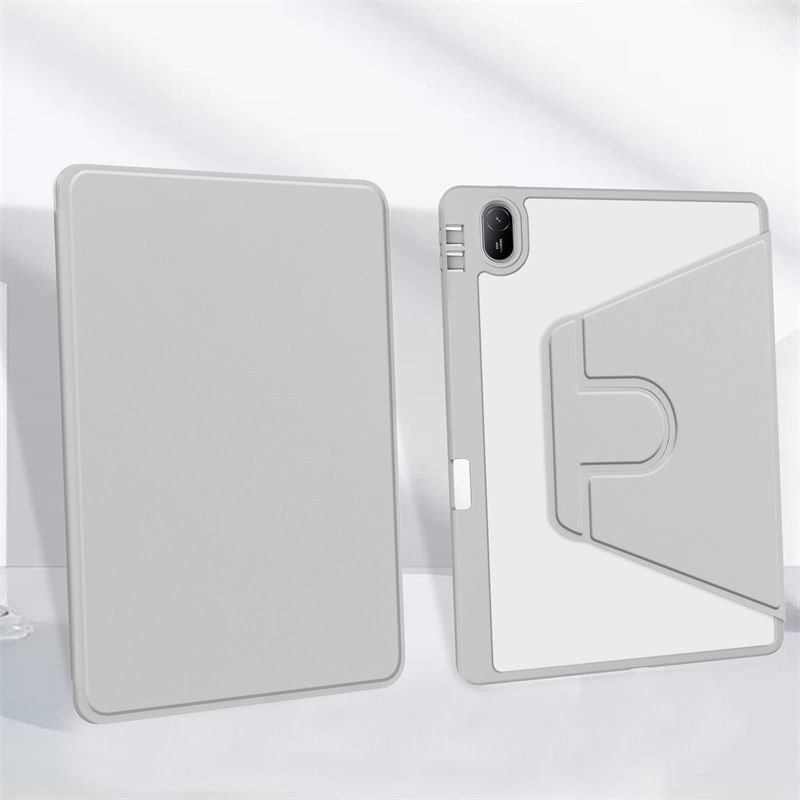 Protective Case for Huawei Matepad SE11 2024 with Pen Holder 360 Degree Swivel Protective Stand Smart Tablet Ultra Slim Hard Case Folio Cover Transparent Back