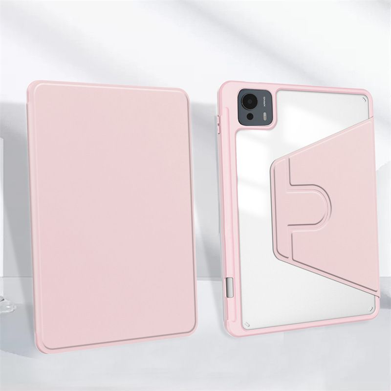 Protective Case for Xiaomi Pad 7 Ultra with Pen Holder 360 Degree Swivel Protective Stand Smart Tablet Ultra Slim Hard Case Folio Cover Transparent Back