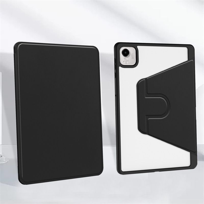 Protective Case for Honor Pad X9a 11.5-inch with Pen Holder 360 Degree Swivel Protective Stand Smart Tablet Ultra Slim Hard Case Folio Cover Transparent Back