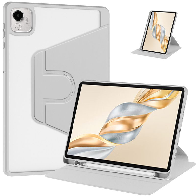 Protective Case for Honor Pad X9a 11.5-inch with Pen Holder 360 Degree Swivel Protective Stand Smart Tablet Ultra Slim Hard Case Folio Cover Transparent Back