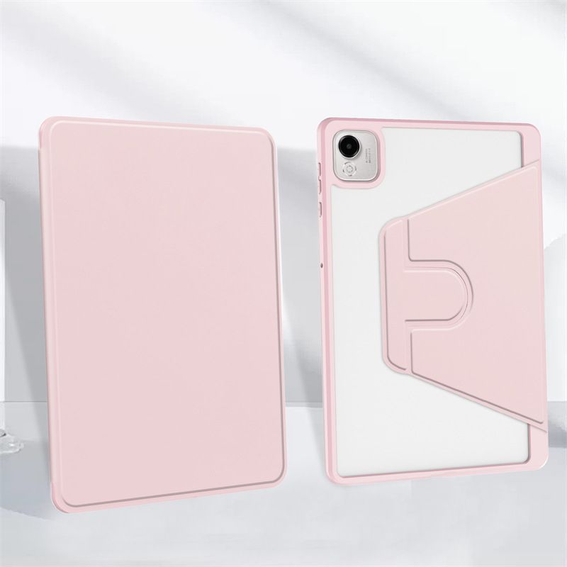 Protective Case for Honor Pad X9a 11.5-inch with Pen Holder 360 Degree Swivel Protective Stand Smart Tablet Ultra Slim Hard Case Folio Cover Transparent Back