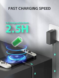 Applicable Switch Charger NS Smart Fast Charger Switch Lite Game Console Fast Charging Plug