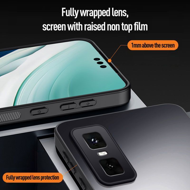 Matte Skin-feeling AG Lens Protection Hard Back Cover Case for infinix GT 30 Pro 5G Soft TPU Phone Shell Bumper
