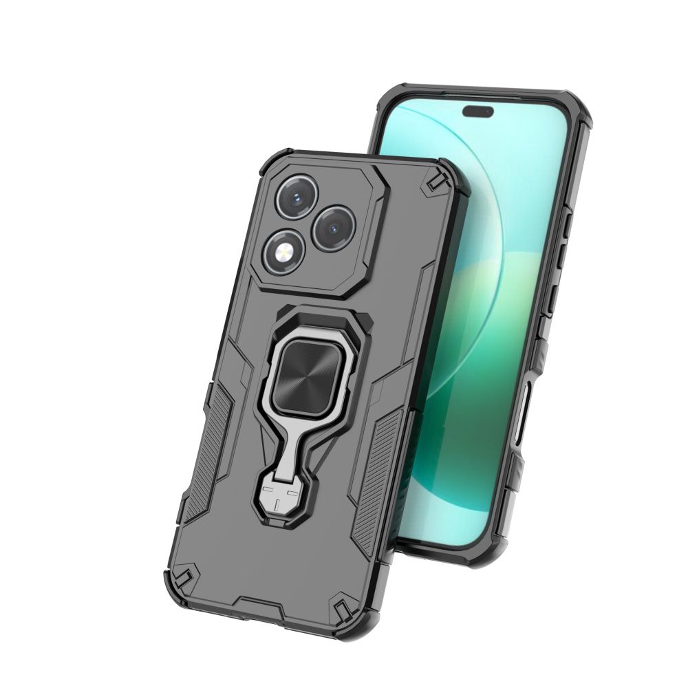 Case for Hono 400 Lite Shockproof Camera Protector Phone Case with Magnetic Ring Holder Phone Case