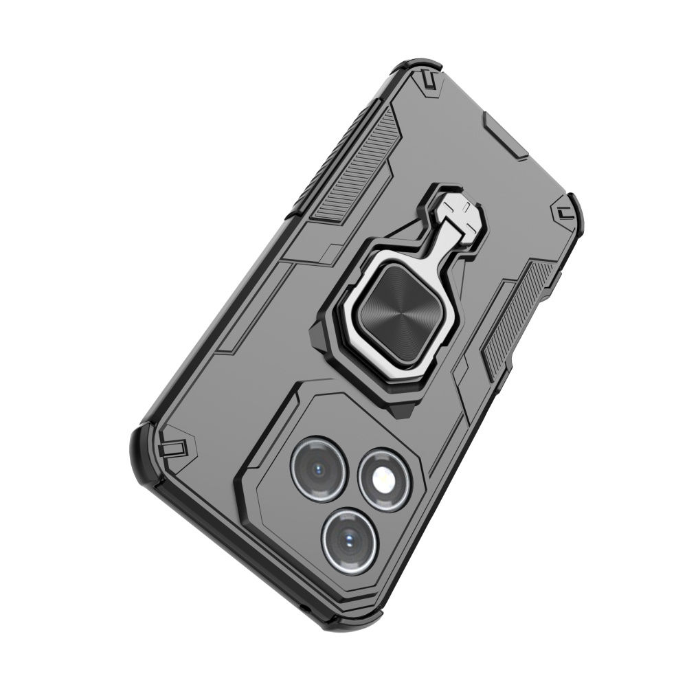 Case for Hono 400 Lite Shockproof Camera Protector Phone Case with Magnetic Ring Holder Phone Case