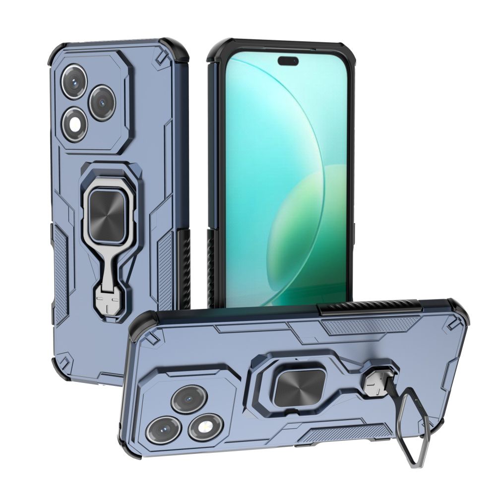 Case for Hono 400 Lite Shockproof Camera Protector Phone Case with Magnetic Ring Holder Phone Case